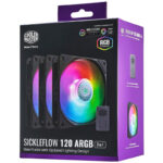 فن کیس کولر مستر 12*12 Cooler Master SICKLEFLOW 120 ARGB