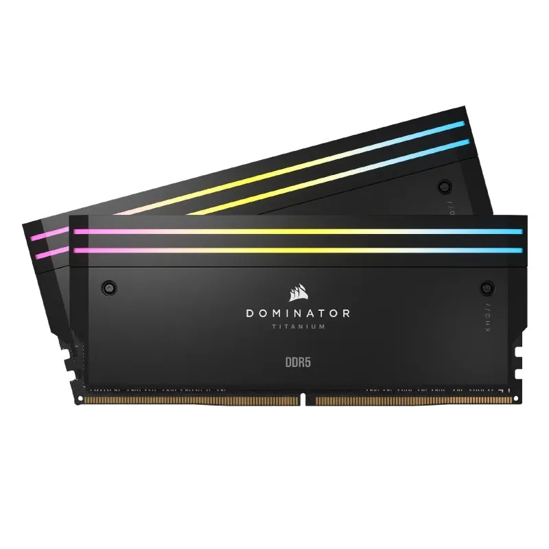 رم کامپیوتر Corsair Dominator Titanium RGB DDR5 32GB 6400MHz CL32 Dual