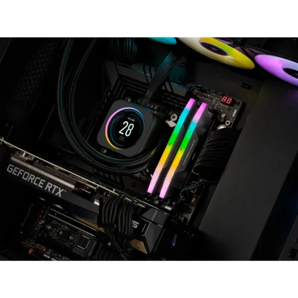 رم کامپیوتر Corsair Vengeance RGB DDR5 64GB 6600MHz CL32 Dual