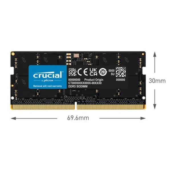 رم لپ تاپ Crucial DDR5 16GB 5600MHz CL46