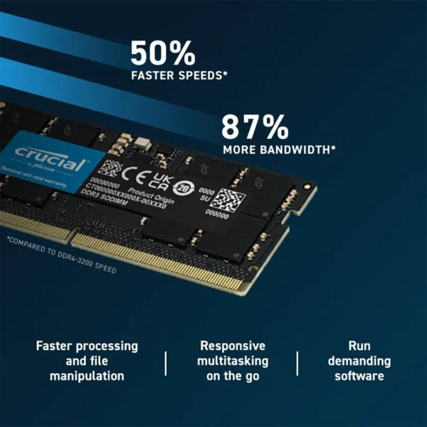 رم لپ تاپ Crucial DDR5 16GB 5600MHz CL46