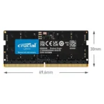 رم لپ تاپ Crucial DDR5 32GB 4800MHz CL40