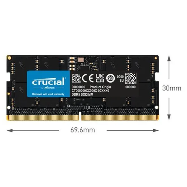 رم لپ تاپ Crucial DDR5 32GB 4800MHz CL40