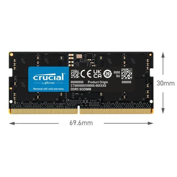 رم لپ تاپ Crucial DDR5 32GB 5600MHz CL46