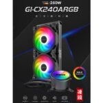 فن خنک کننده CPU پی سی کولر PCcooler GI-CX240 ARGB