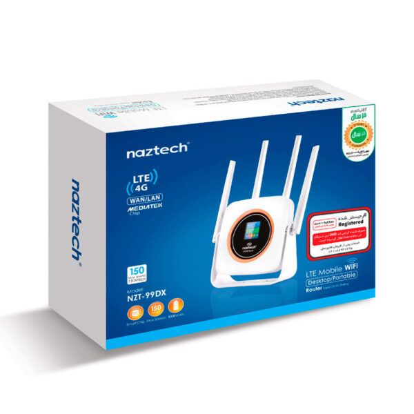 Naztech NZT-99DX 4G LTE 150Mbps Router