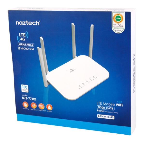 Naztech NZT-77DX 4G LTE 150Mbps Router