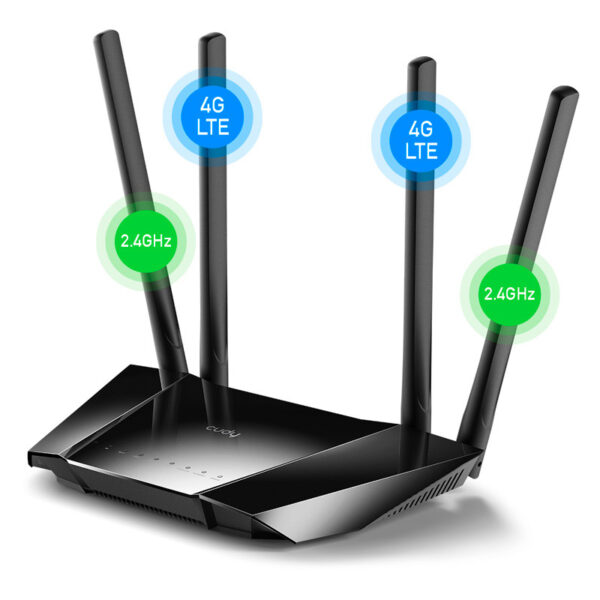 Cudy LT400 N300 4G LTE 300Mbps Wireless Router