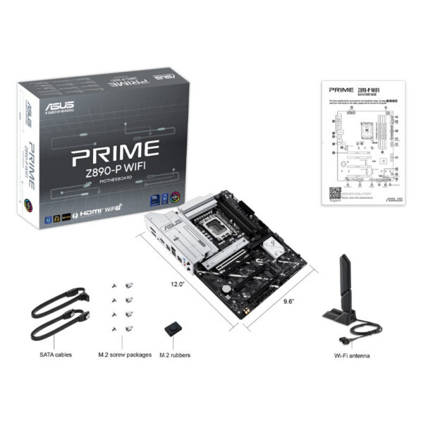 ASUS Prime Z890-P WIFI DDR5 LGA 1851 Motherboard