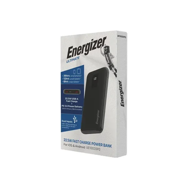 Energizer 10000mAh Power Bank Model UE10020PQ