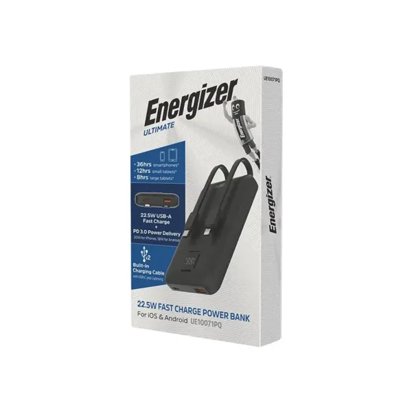 Energizer 10000mAh Power Bank Model UE10071PQ