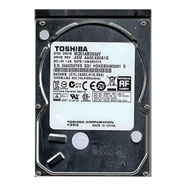 Toshiba 5400RPM 320GB Internal Hard Disk Drives