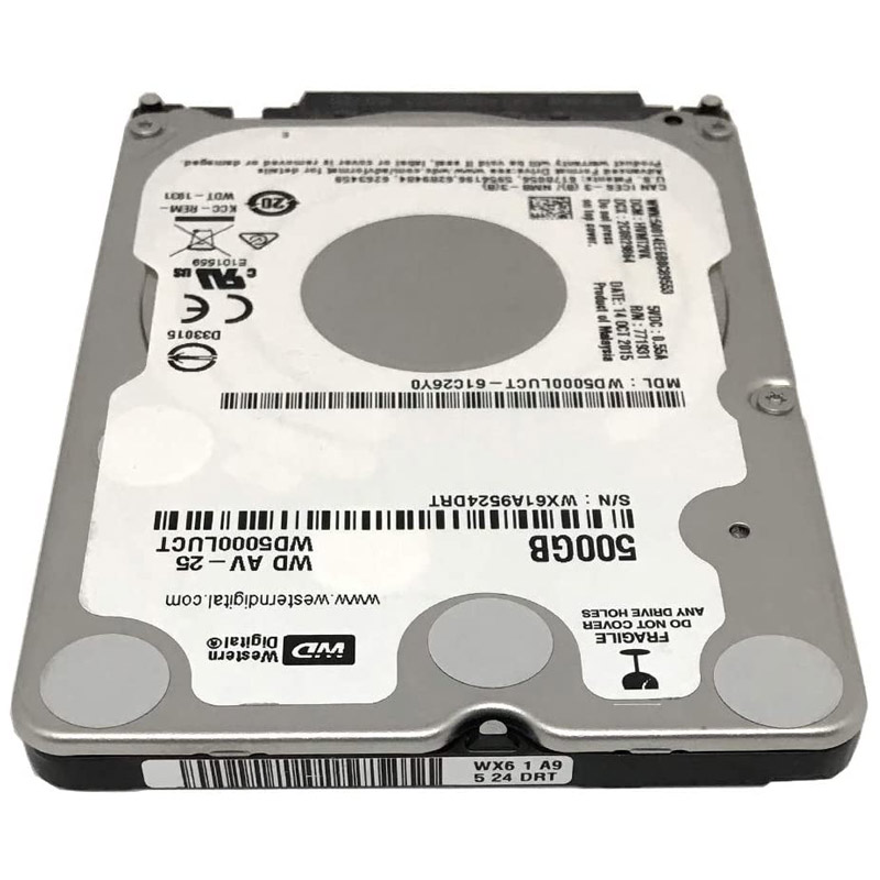 Western Digital 500GB NoteBook hard drive