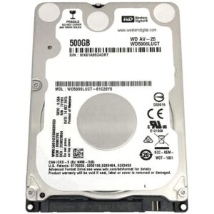 Western Digital 500GB NoteBook hard drive