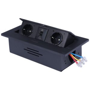 Built-in tabletop cabinet socket