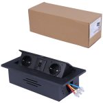 Built-in tabletop cabinet socket