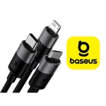 Baseus 3 in 1 Fast Charging Cable 1.2m Type C Lightning Micro USB 3.5A