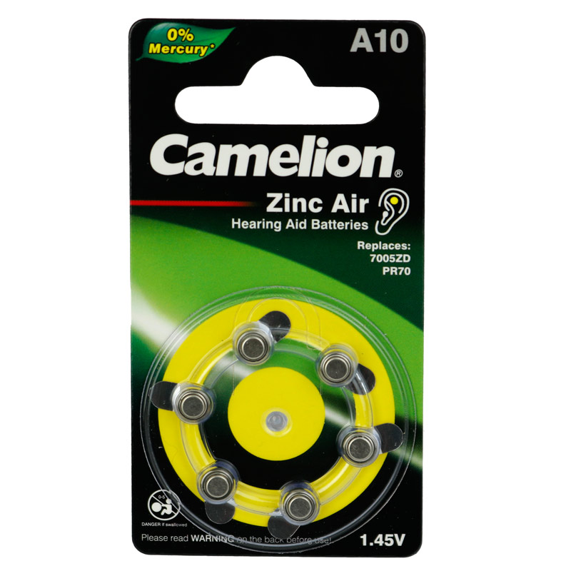 Camelion A10 Hearing Aid Battery