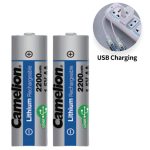 Camelion UB-AA2200-PBH2 AA 2200mAh Rechargeable Battery