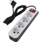 Tehran Electric 3m 4Way Power Strip