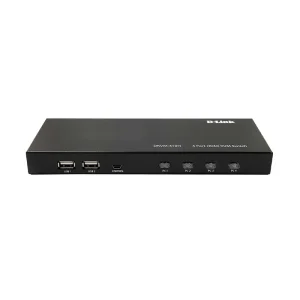 D-Link 4 Port KVM Switch with HDMI and USB Ports DKVM-410H