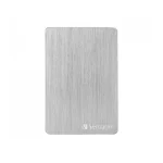 Verbatim Store n Go ALU Slim 1TB External Hard Drive with USB Type-A 3.2 Interface, Silver