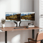 WLA022 ERGO Heavy Duty Spring Dual Monitor Holder