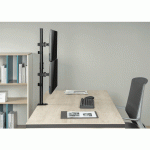 WLA023 ERGO Vertical Dual Monitor Holder