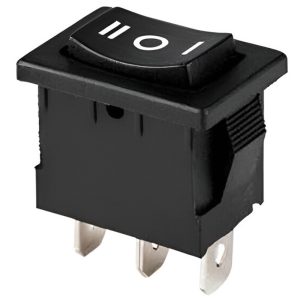 Three-position rocker switch tripod