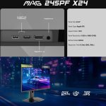 MSI MAG 245PF X24 23.8 Inch Gaming Monitor