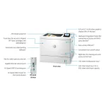 پرینتر اچ‌ پی رنگی تک کاره با چاپ لیزری مدل LaserJet Enterprise M554dn