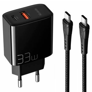 Mcdodo CH-092 3A QC4.0 PD3.0 33W Fast Wall Charger With Type-C To Type-C Cable