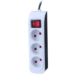 Tehran Electric 1.5m 3 Way Power Strip