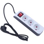 Tehran Electric 1.5m 3 Way Power Strip