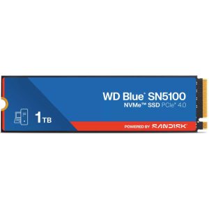 حافظه SSD وسترن دیجیتال Western Digital Blue SN5100 1TB M.2 حافظه اس اس دی اینترنال Western Digital سری Blue مدل SN5100 ظرفیت 1 ترابایت بهره مندی از حافظه با ظرفیت 1 ترابایت، فلش از نوع 3D QLC NAND، پشتیبانی از نرم افزار اختصاصی برخورداری از فرم‌ فاکتور M.2 NVMe با سایز استاندارد 2280، بهره‌ گیری از رابط اتصال PCIe Gen 4.0 سرعت خواندن اطلاعات بصورت تصادفی معادل 1000K IOPS و سرعت نوشتن اطلاعات بصورت تصادفی معادل 1300K IOPS شاخص TBW معادل 600 ترابایت است، دارای دمای عملیاتی 0 تا 85 درجه سانتی گراد و دمای غیر عملیاتی 40- تا 85 درجه سانتی گراد حافظه اس اس دی وسترن دیجیتال WD Blue SN5100 1TB M.2