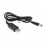 5 to 12 V voltage booster USB cable (USB to DC converter) suitable for modems and routers