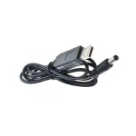 5 to 12 V voltage booster USB cable (USB to DC converter) suitable for modems and routers
