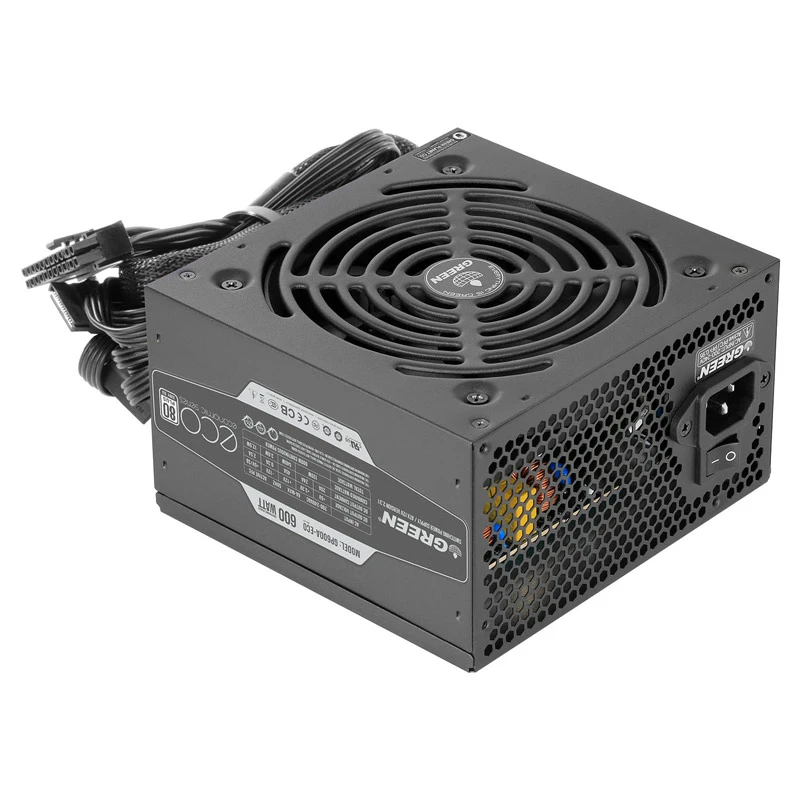 Green GP600A-ECO Rev3.1 White 600W Power