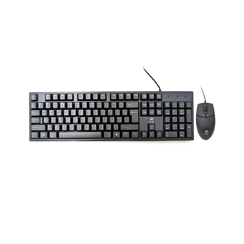 P-NET wired keyboard and mouse, model KM.800
