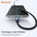 Fast charging cable USB to Type-C 100W 6A McDoDo model MCDODO CA-8180