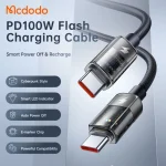 MCDODO CA-2841 100W Type-C to Type-C Smart Charging Cable