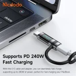 MCDODO OT-2620 240W Top C to Type C Converter with Display