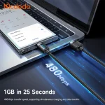 McDoDo CA-0330 USB to Type-C 6A Fast Charging Cable with Display