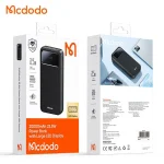 Power bank 22.5 watts, capacity 20000 mAh, MCDODO model MC-4230, with charging cable