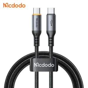 Smart fast charging cable Type-C to Type-C 100W, automatic disconnect, MCDODO model CA-2040, length 1.2m