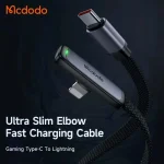 کابل تایپ سی به لایتنینگ فست شارژ 36 وات مک دودو MCDODO CA-3351 طول 1.8 متر